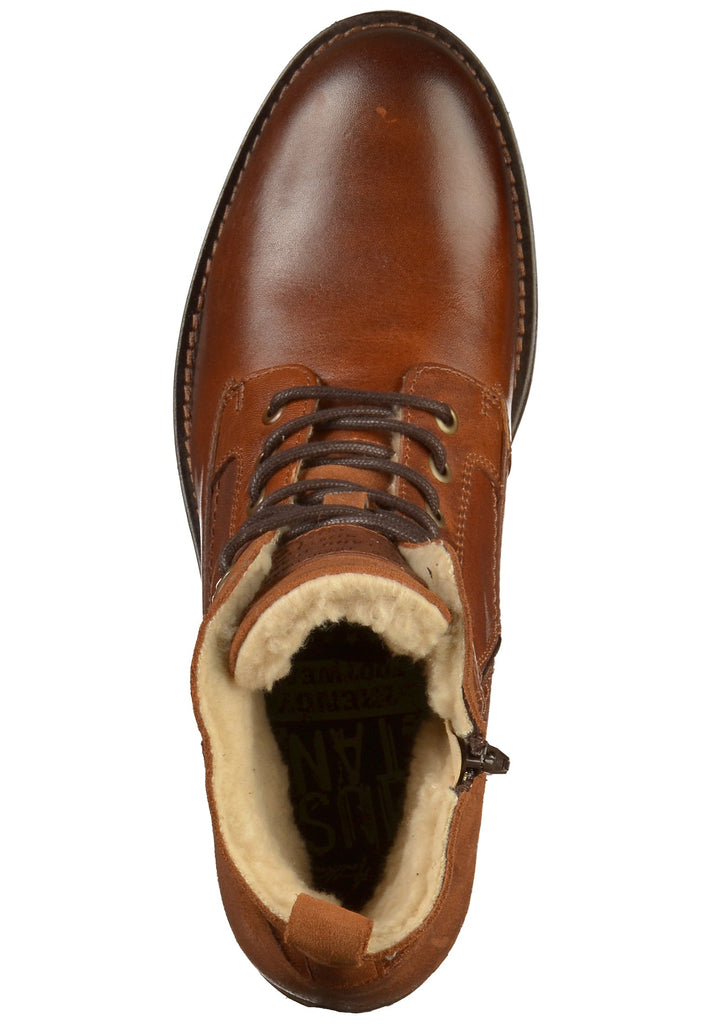 Mustang Stiefelette Leder Kastanie - surf4shoes