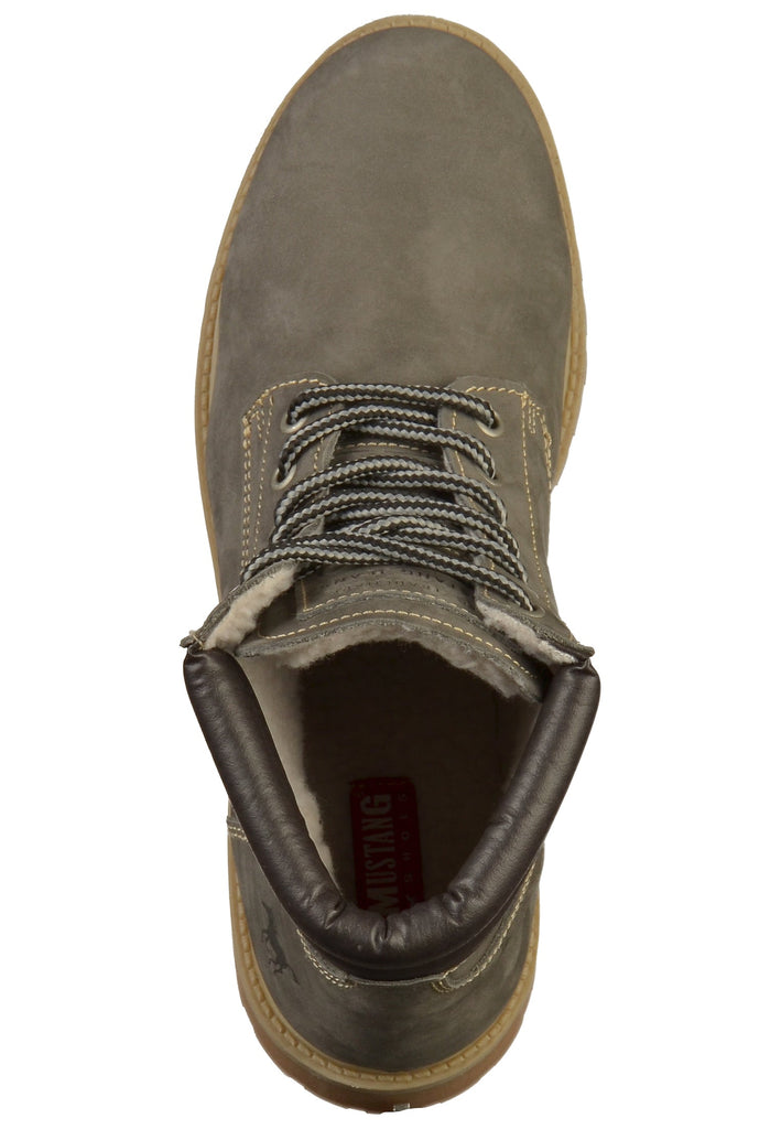 Mustang Stiefelette Leder Dunkelgrau - surf4shoes