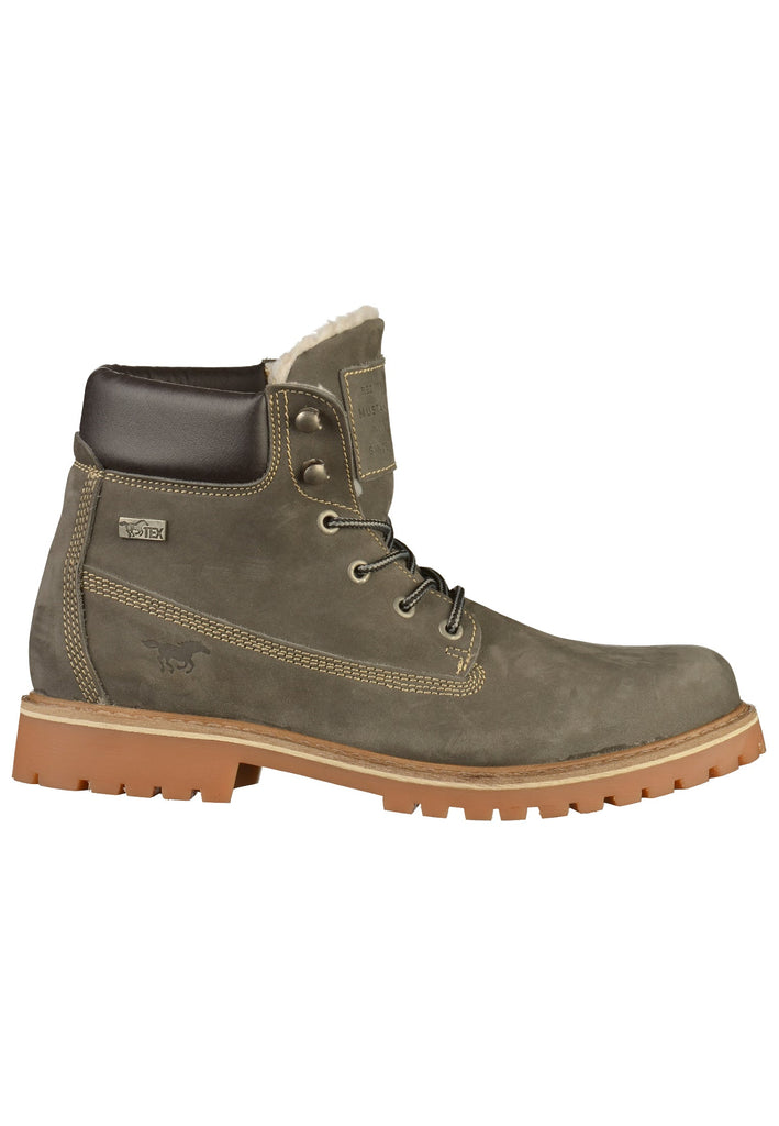 Mustang Stiefelette Leder Dunkelgrau - surf4shoes