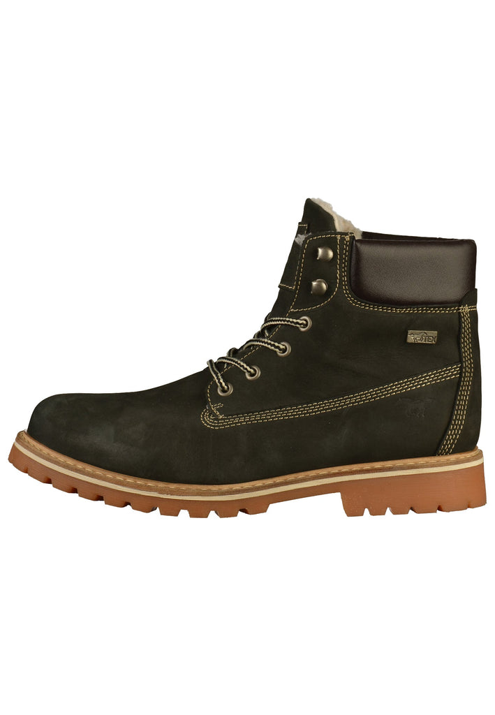 Mustang Stiefelette Leder Schwarz Warmfutter - surf4shoes