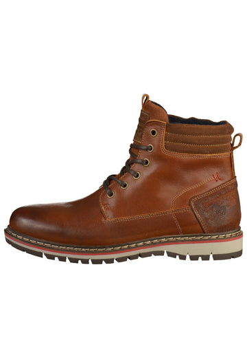 Mustang Stiefelette Leder Braun - surf4shoes