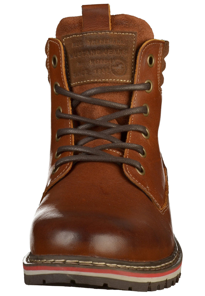 Mustang Stiefelette Leder Braun - surf4shoes