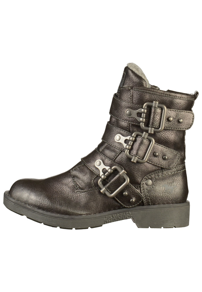 Mustang Stiefel Lederimitat Dunkelgrau - surf4shoes
