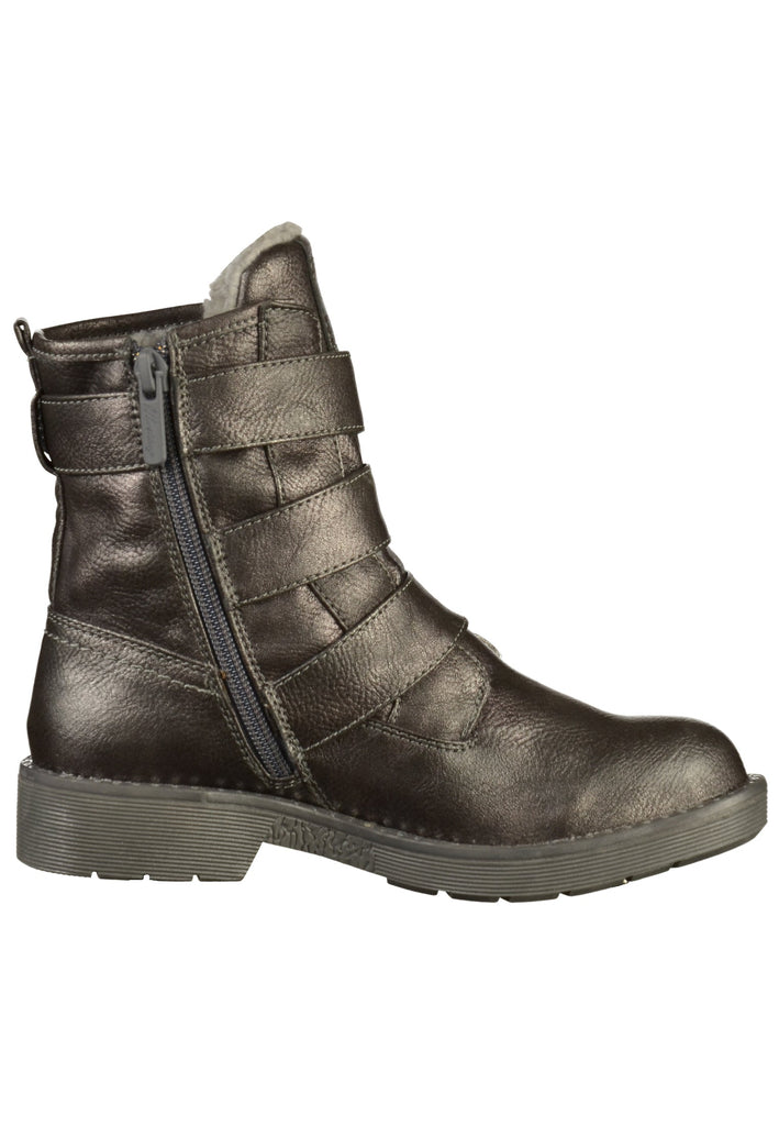 Mustang Stiefel Lederimitat Dunkelgrau - surf4shoes