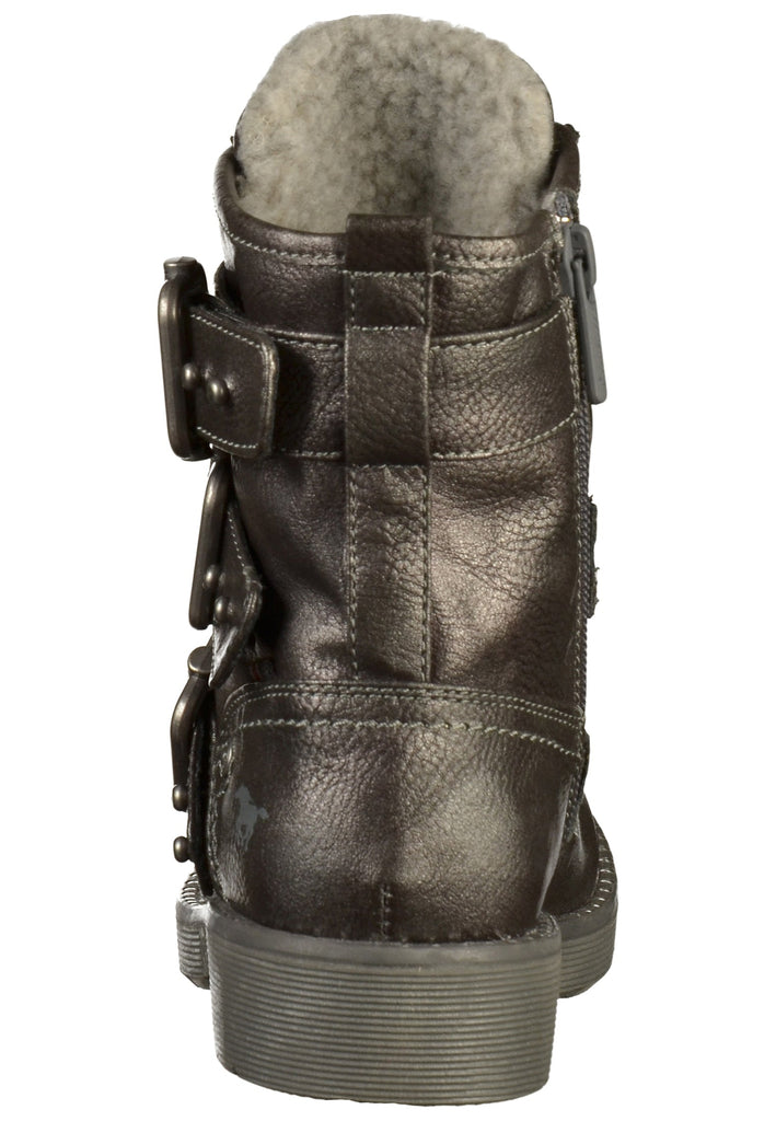 Mustang Stiefel Lederimitat Dunkelgrau - surf4shoes