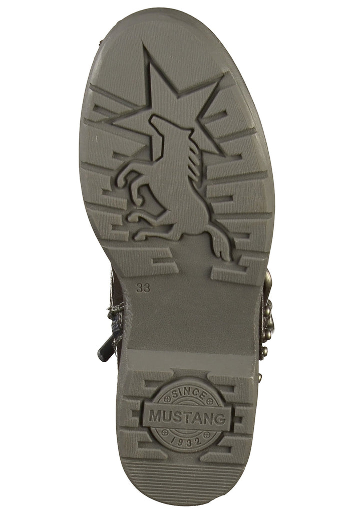 Mustang Stiefel Lederimitat Dunkelgrau - surf4shoes