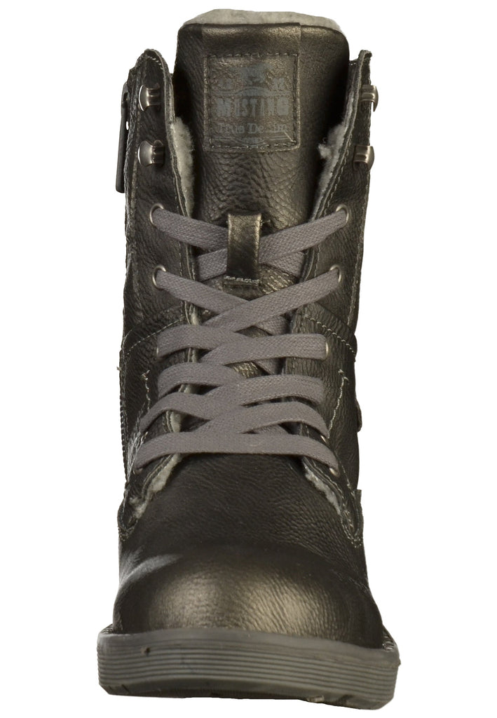 Mustang Stiefel Lederimitat Schwarz - surf4shoes