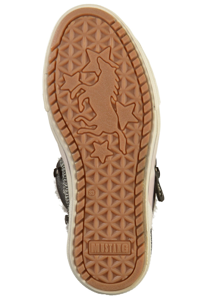 Mustang Sneaker Lederimitat/Textil Grau - surf4shoes