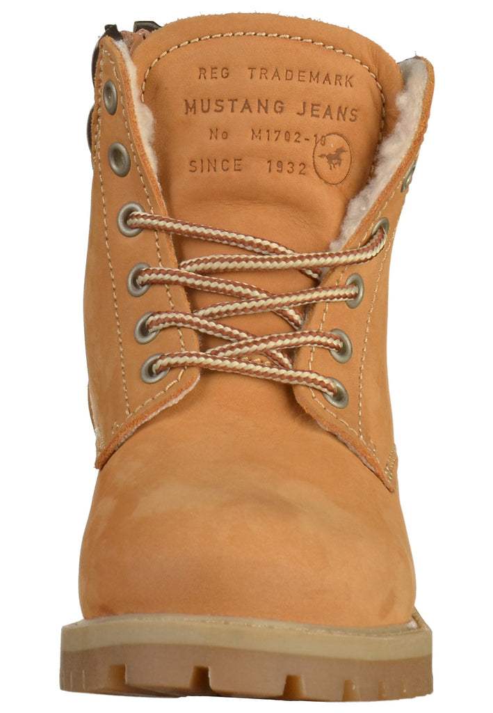 Mustang Stiefelette Leder Cognac - surf4shoes