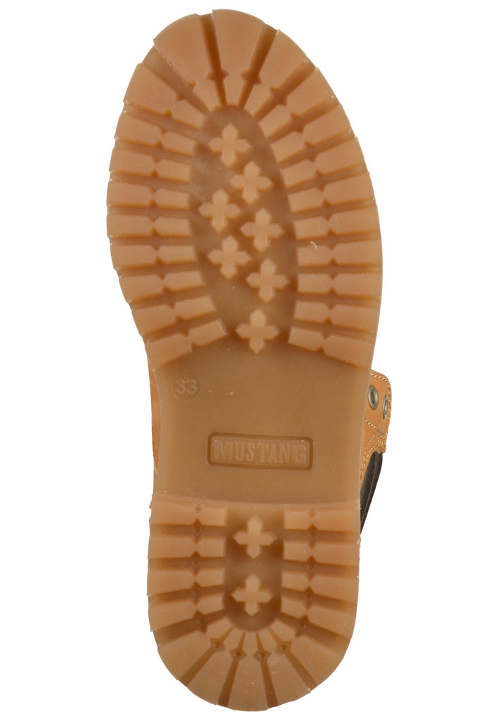 Mustang Stiefelette Leder Cognac - surf4shoes