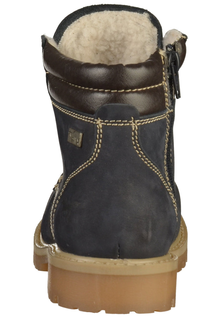 Mustang Stiefelette Leder Blau - surf4shoes