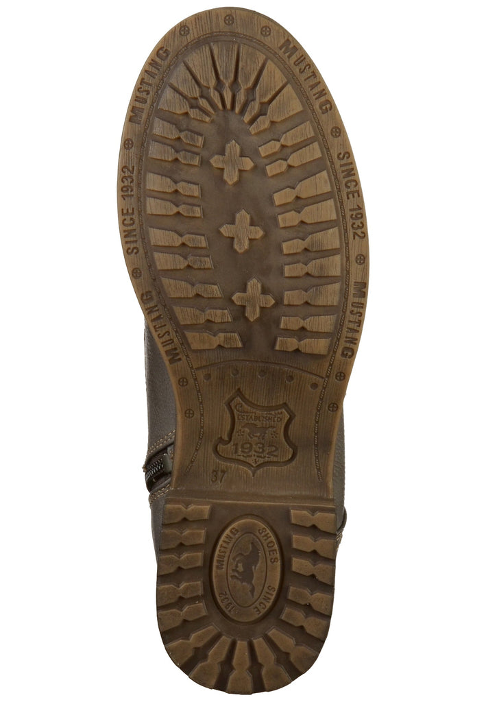 Mustang Stiefelette Lederimitat Grau - surf4shoes