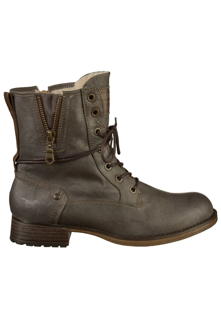 Mustang Stiefelette Lederimitat Grau - surf4shoes