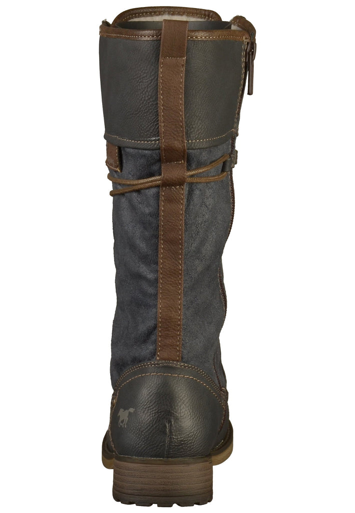Mustang Stiefel Lederimitat Grau - surf4shoes