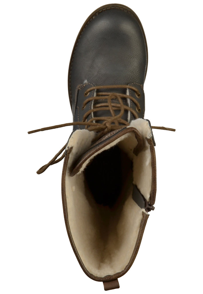 Mustang Stiefel Lederimitat Grau - surf4shoes