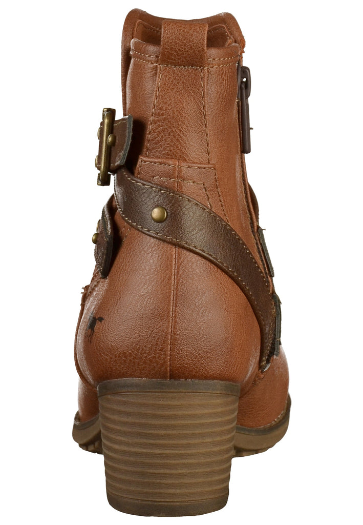 Mustang Stiefelette Lederimitat Braun - surf4shoes