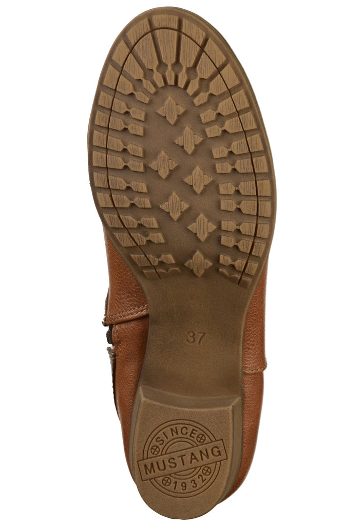 Mustang Stiefelette Lederimitat Braun - surf4shoes