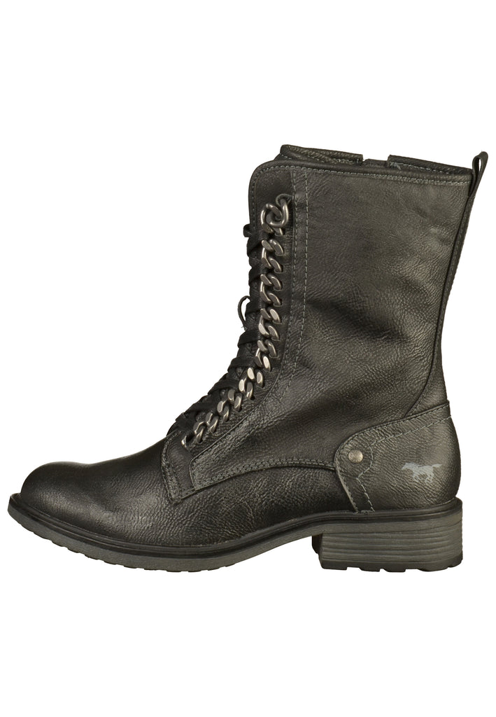 Mustang Stiefelette Lederimitat Graphit - surf4shoes