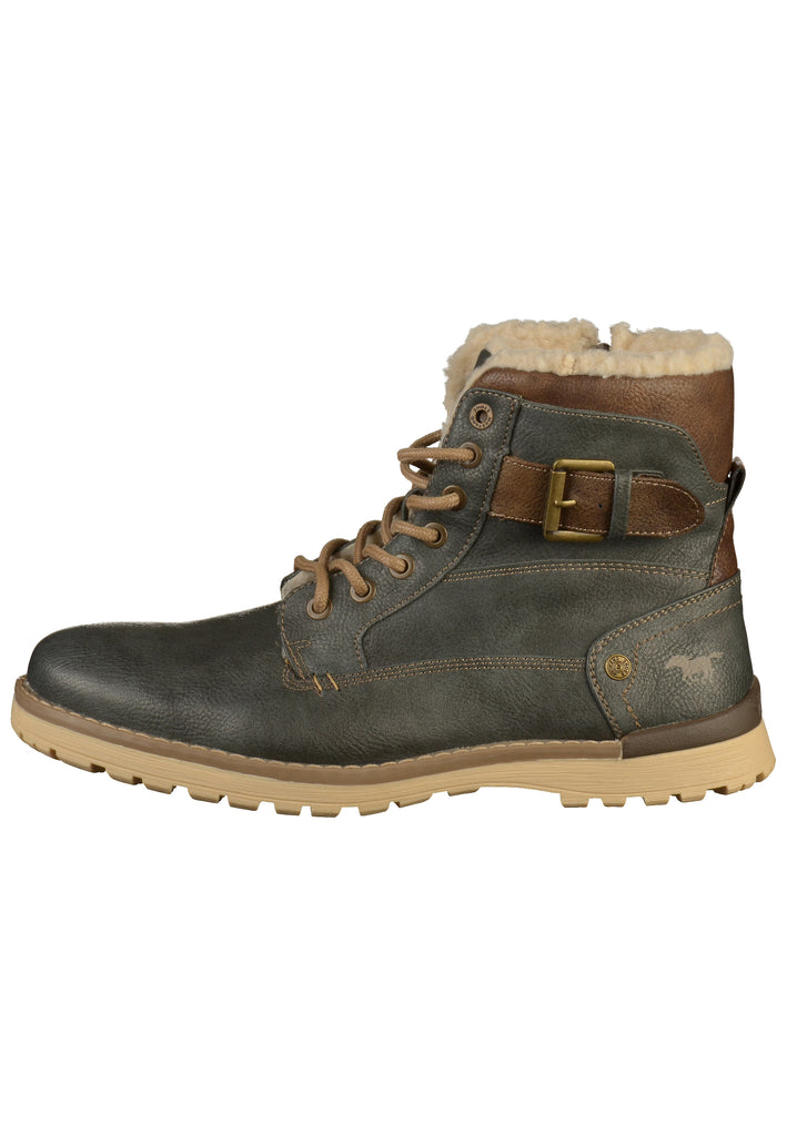 Mustang Stiefelette Lederimitat Graphit - surf4shoes