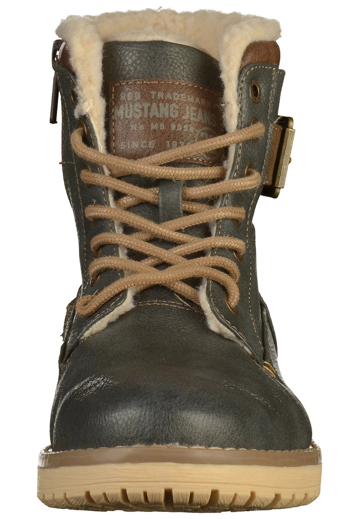 Mustang Stiefelette Lederimitat Graphit - surf4shoes