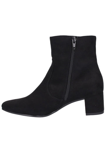 Jenny Stiefelette Textil Schwarz - surf4shoes
