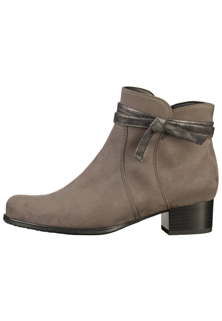 Jenny Stiefelette Leder Grau - surf4shoes