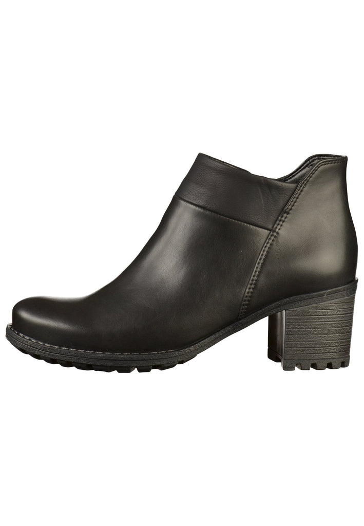 Jenny Stiefelette Lederimitat Schwarz - surf4shoes