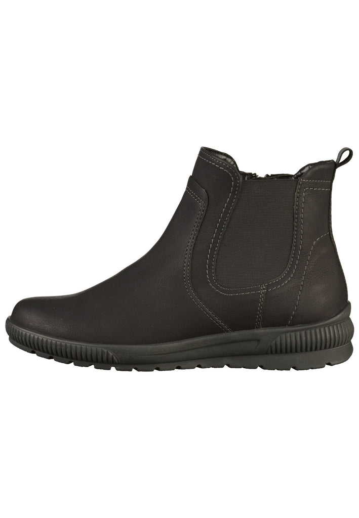 Jenny Stiefelette Textil Schwarz - surf4shoes