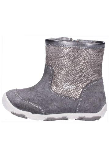 Geox Stiefel Leder Grau - surf4shoes