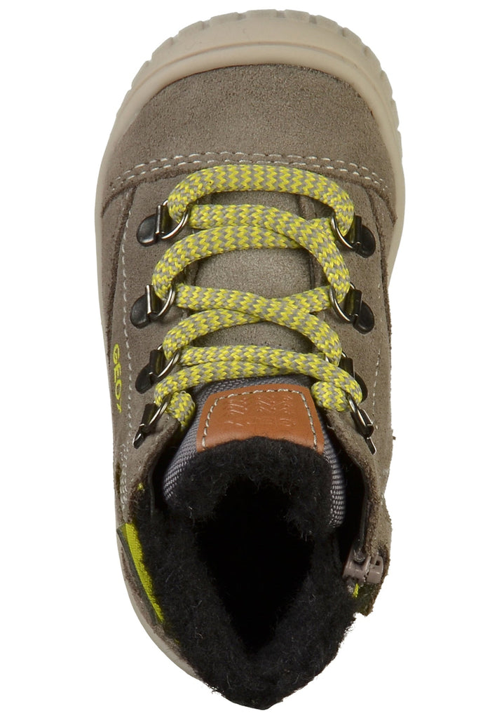 Geox Stiefelette Leder/Textil Grau - surf4shoes