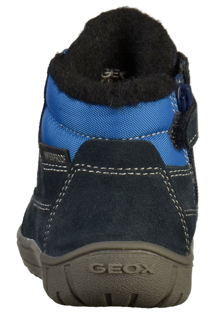 Geox Stiefelette Leder/Textil Blau - surf4shoes