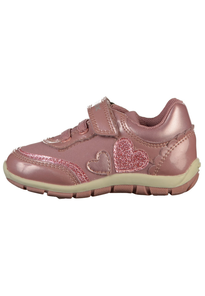 Geox Halbschuhe Lederimitat/Textil Pink - surf4shoes
