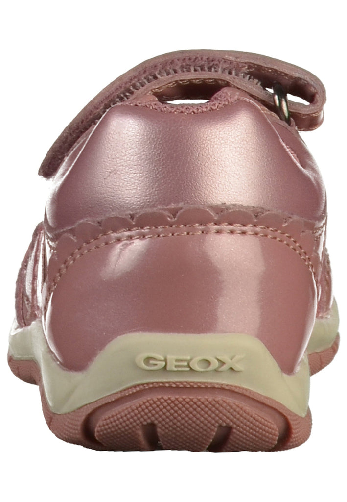 Geox Halbschuhe Lederimitat/Textil Pink - surf4shoes