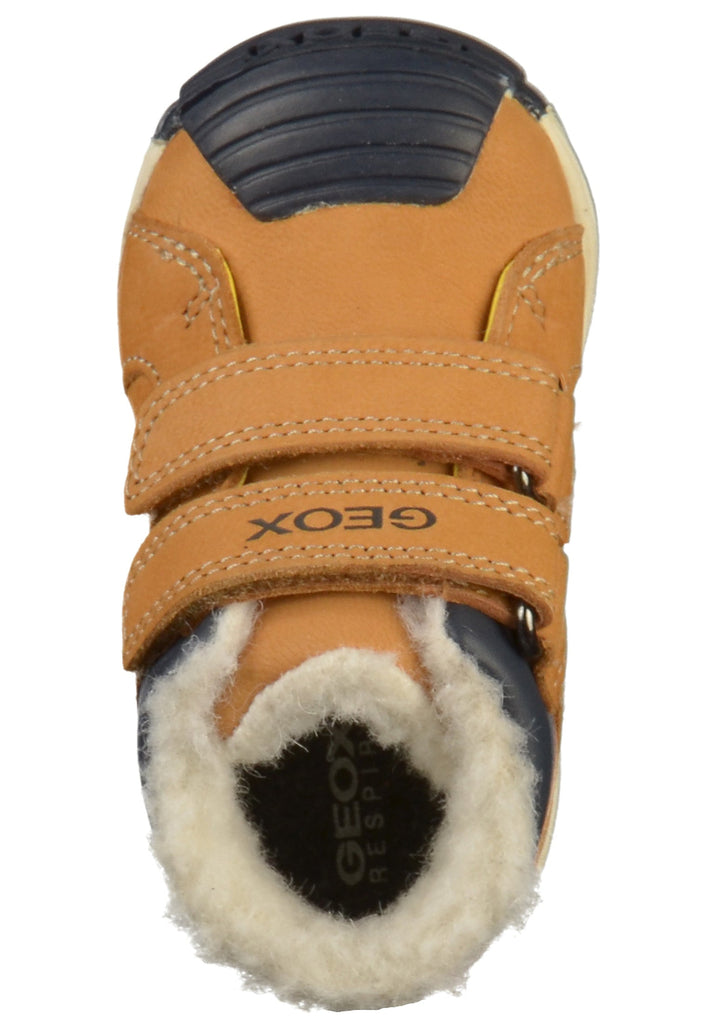 Geox Stiefelette Lederimitat Braun - surf4shoes