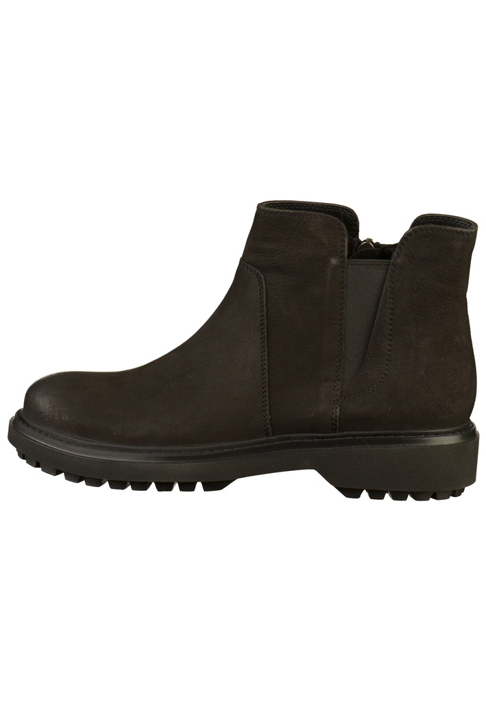 Geox Stiefelette Nubukleder Schwarz - surf4shoes