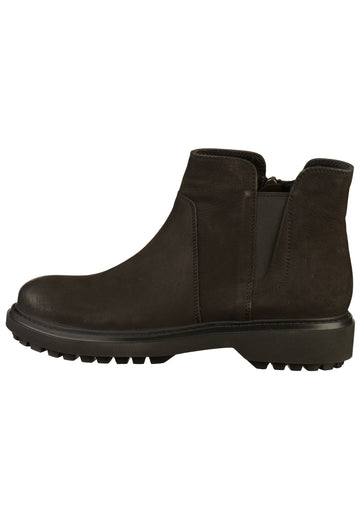Geox Stiefelette Nubukleder Schwarz - surf4shoes