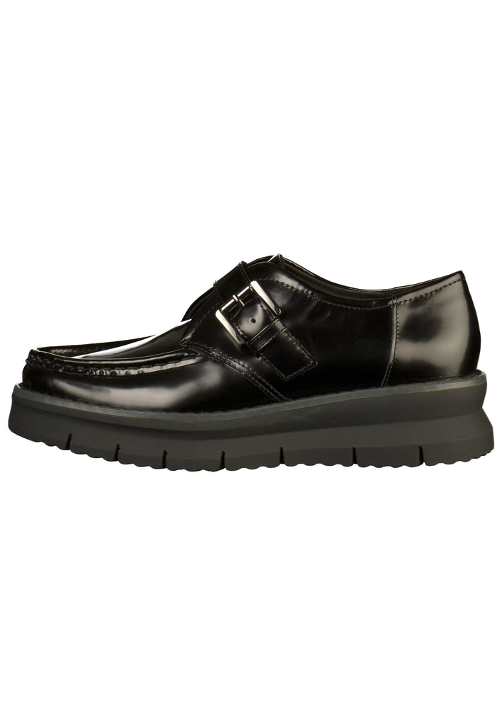 Geox Slipper Leder Schwarz - surf4shoes