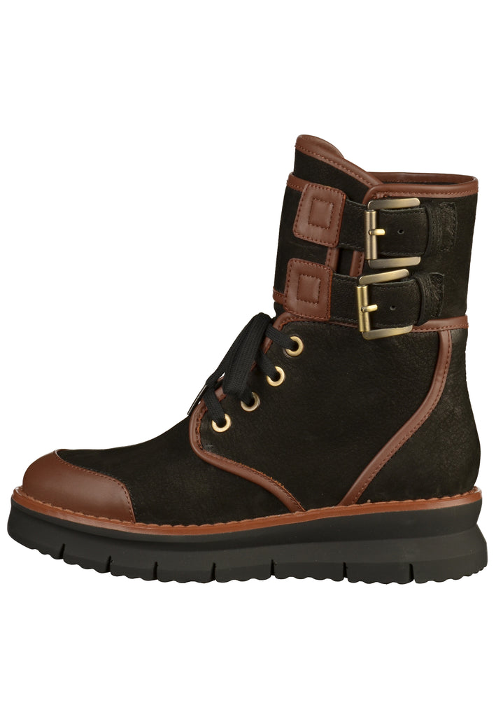 Geox Stiefelette Leder Schwarz - surf4shoes
