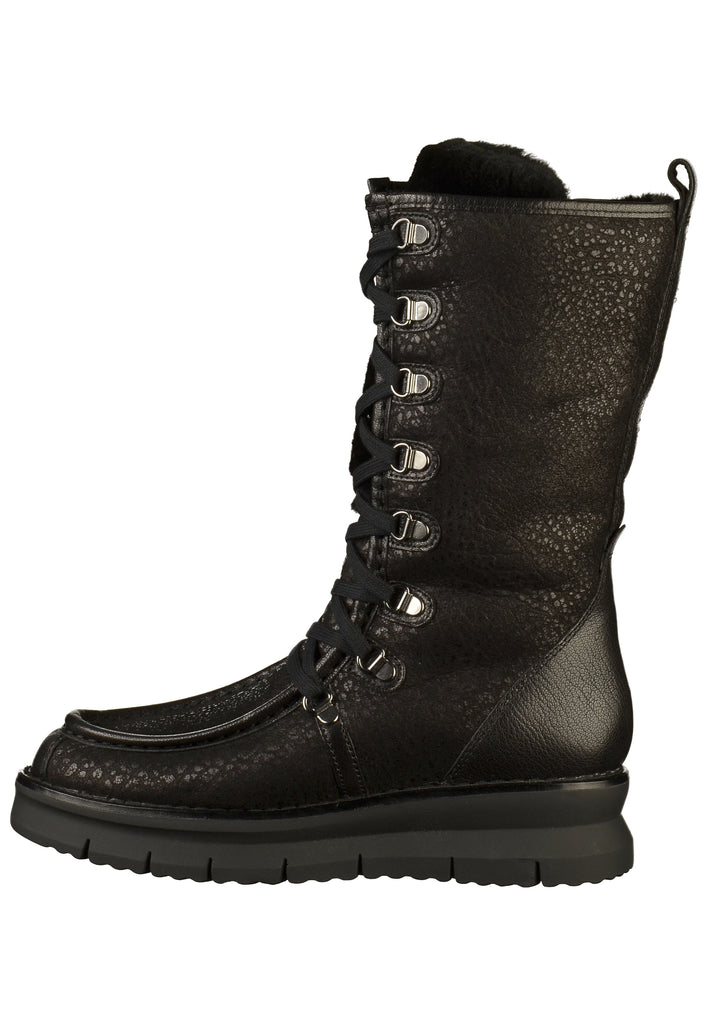 Geox Stiefel Leder Schwarz - surf4shoes