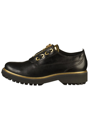 Geox Halbschuhe Leder Schwarz - surf4shoes