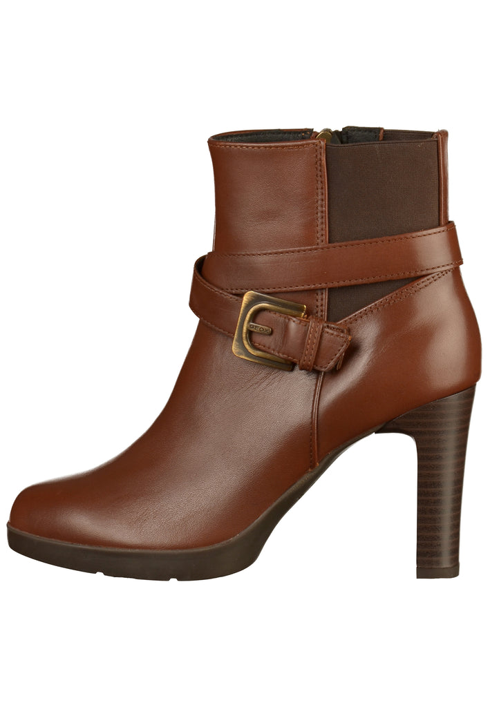 Geox Stiefelette Leder/Textil Braun - surf4shoes