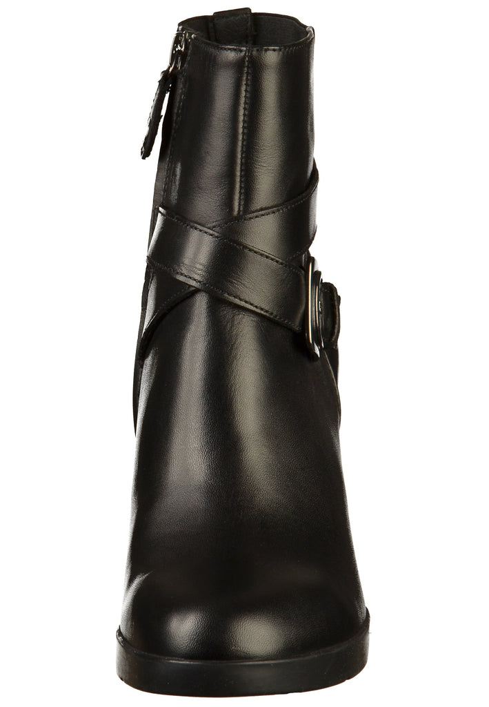 Geox Stiefelette Leder/Textil Schwarz - surf4shoes