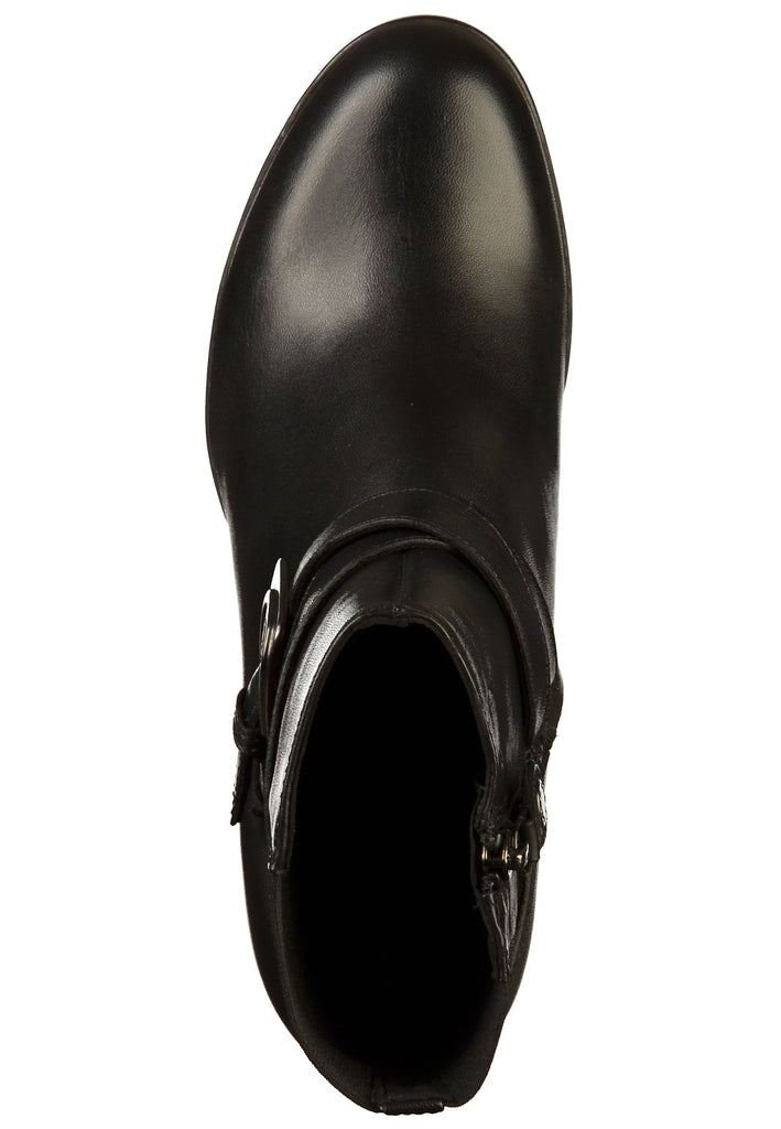 Geox Stiefelette Leder/Textil Schwarz - surf4shoes