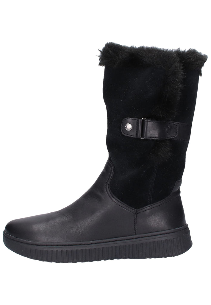 Geox Stiefel Leder Schwarz - surf4shoes