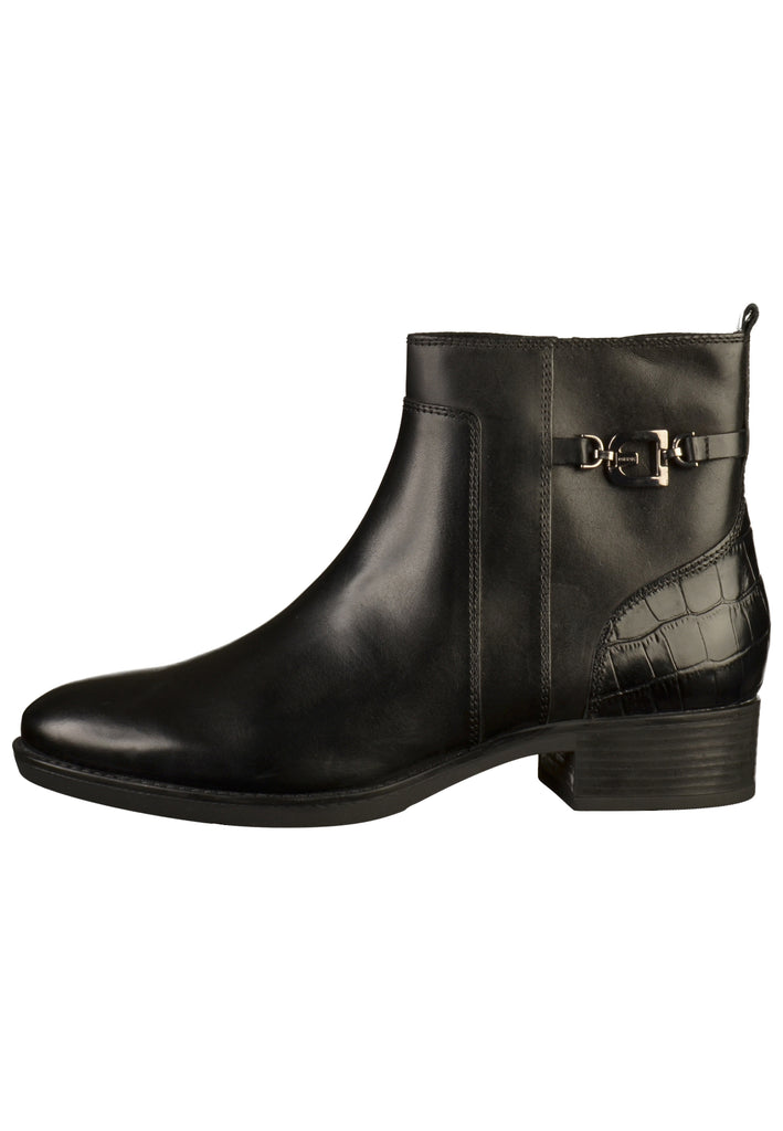 Geox Stiefelette Leder Schwarz - surf4shoes