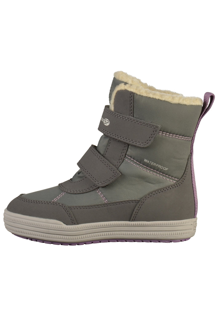 Geox Stiefel Lederimitat/Textil Dunkelgrau - surf4shoes