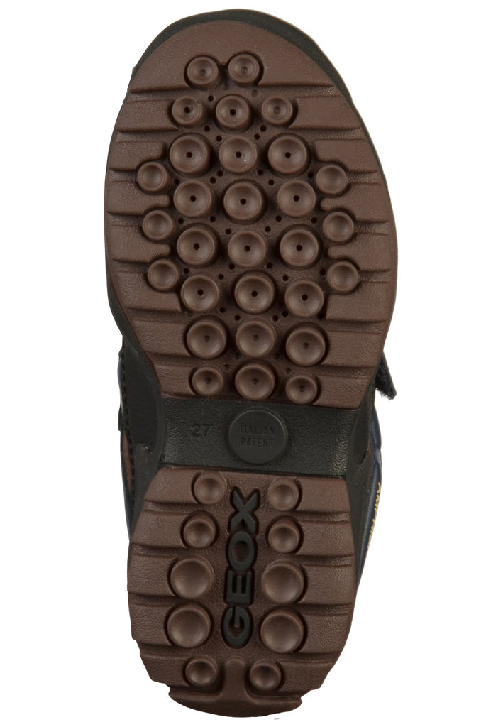 Geox Halbschuhe Lederimitat/Textil Braun - surf4shoes