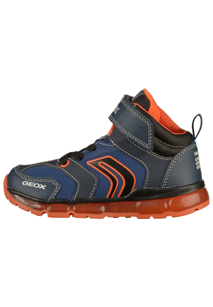 Geox Sneaker Lederimitat/Textil Blau - surf4shoes