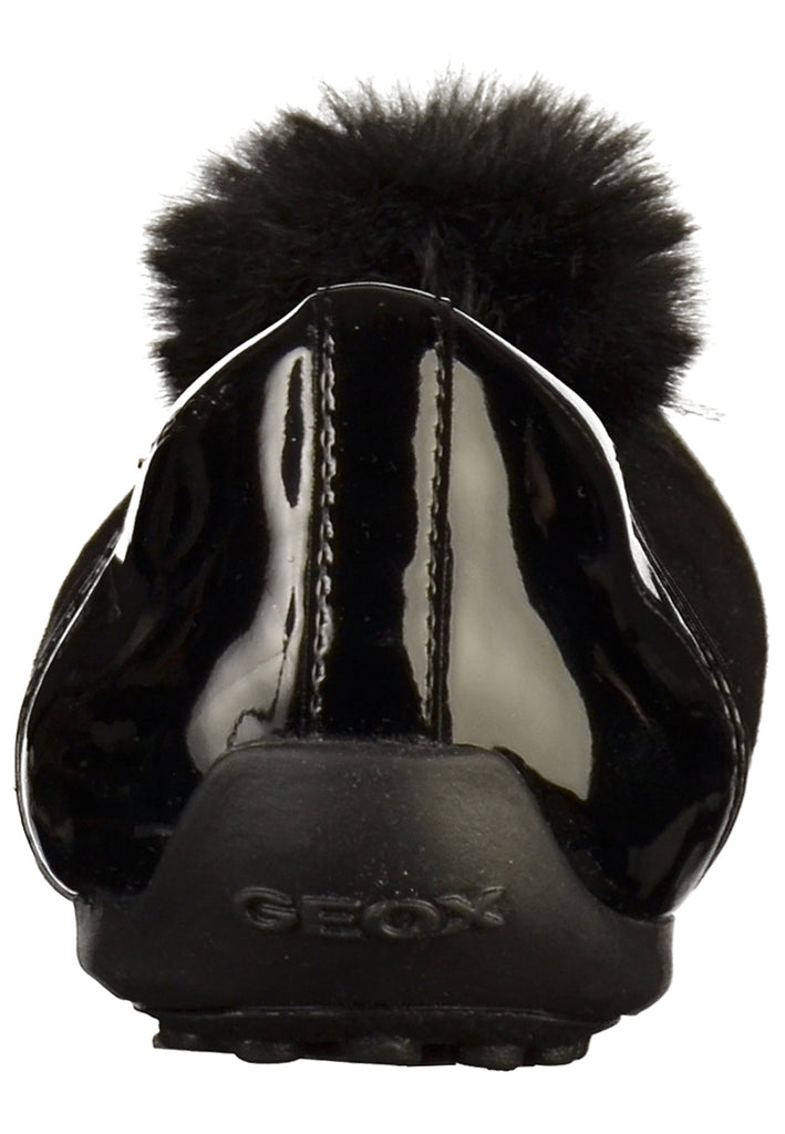 Geox Ballerinas Lederimitat Schwarz - surf4shoes