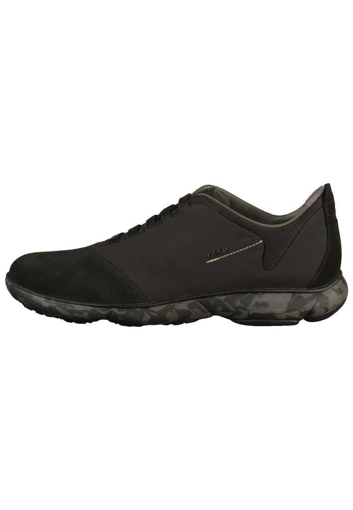 Geox Sneaker Leder/Textil Schwarz - surf4shoes